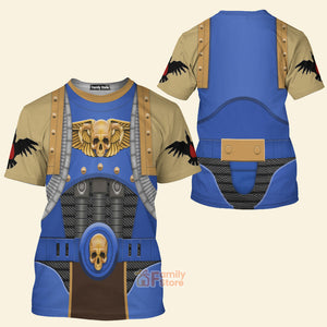 FamilyStore Warhammer Librarian Epistolary Jonah Orion - Costume Cosplay 3D Tshirt