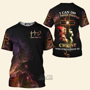 FamilyStore Christ Who Strengthens Me - 3D Tshirt