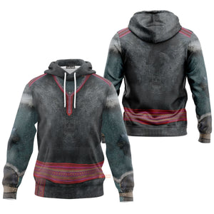 Kristoff Frozen Costume Cosplay Hoodie