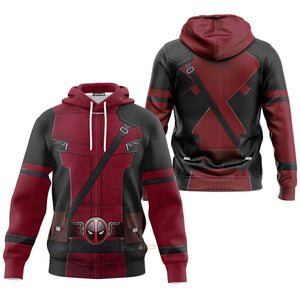 Deadpool Cosplay Hoodie For Men