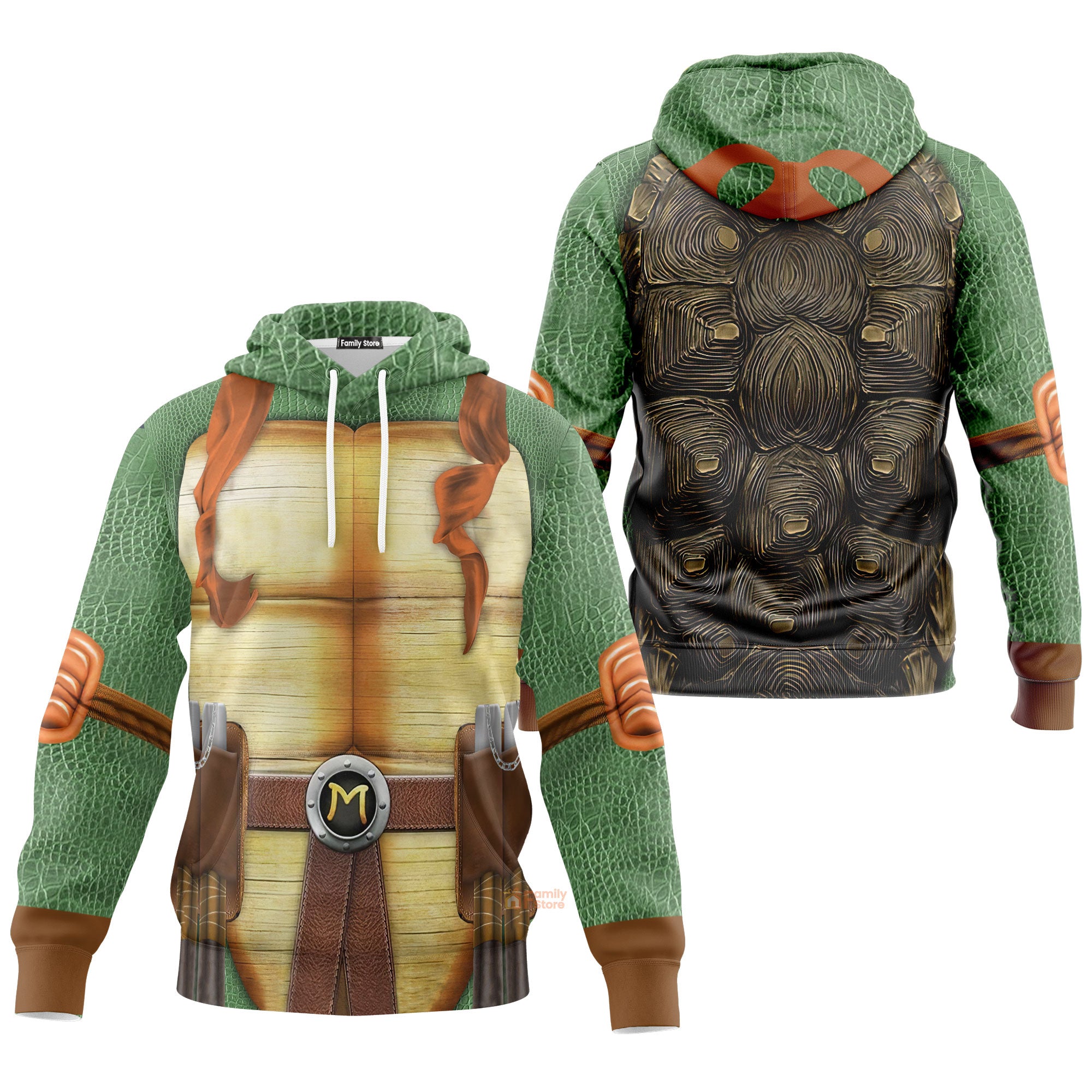 Michelangelo Tmnt Mike Mikey Cosplay Hoodie For Men & Women