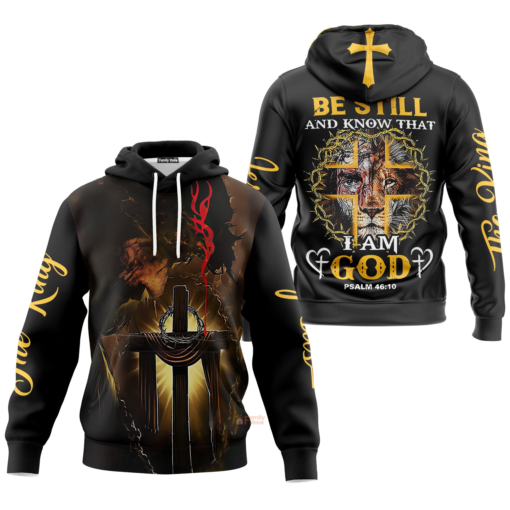 Be Still And Know That Jesus I Am A God Hoodie For Men & Women