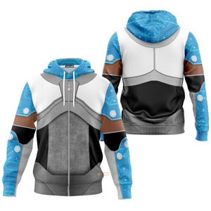 FamilyStore Teen Titan Cyborg Costume Cosplay Hoodie For Men And Women