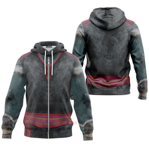 Kristoff Frozen Costume Cosplay Hoodie