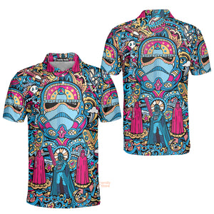 Star Wars Stormtrooper Psychedelic Polo Shirt - Gift For Fans