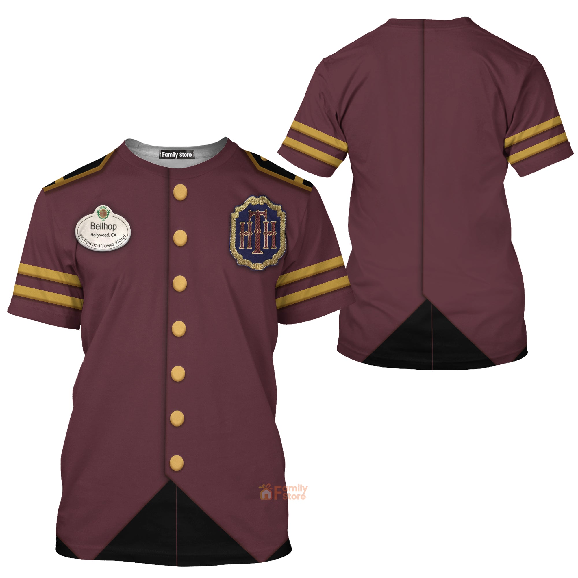 Tower Of Terror Bellhop Cast Member T-Shirt