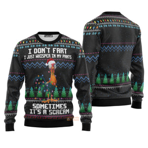 It‘s Scream Chicken Ugly Christmas Sweater For Men And Women