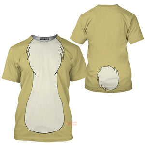 Rabbit Winnie The Pooh Costume T-Shirt For Men