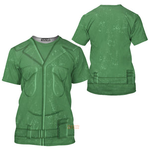 FamilyStore Green Army Toy Story Costume - 3D Tshirt