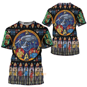 Star Trek Stained Glass T-Shirt