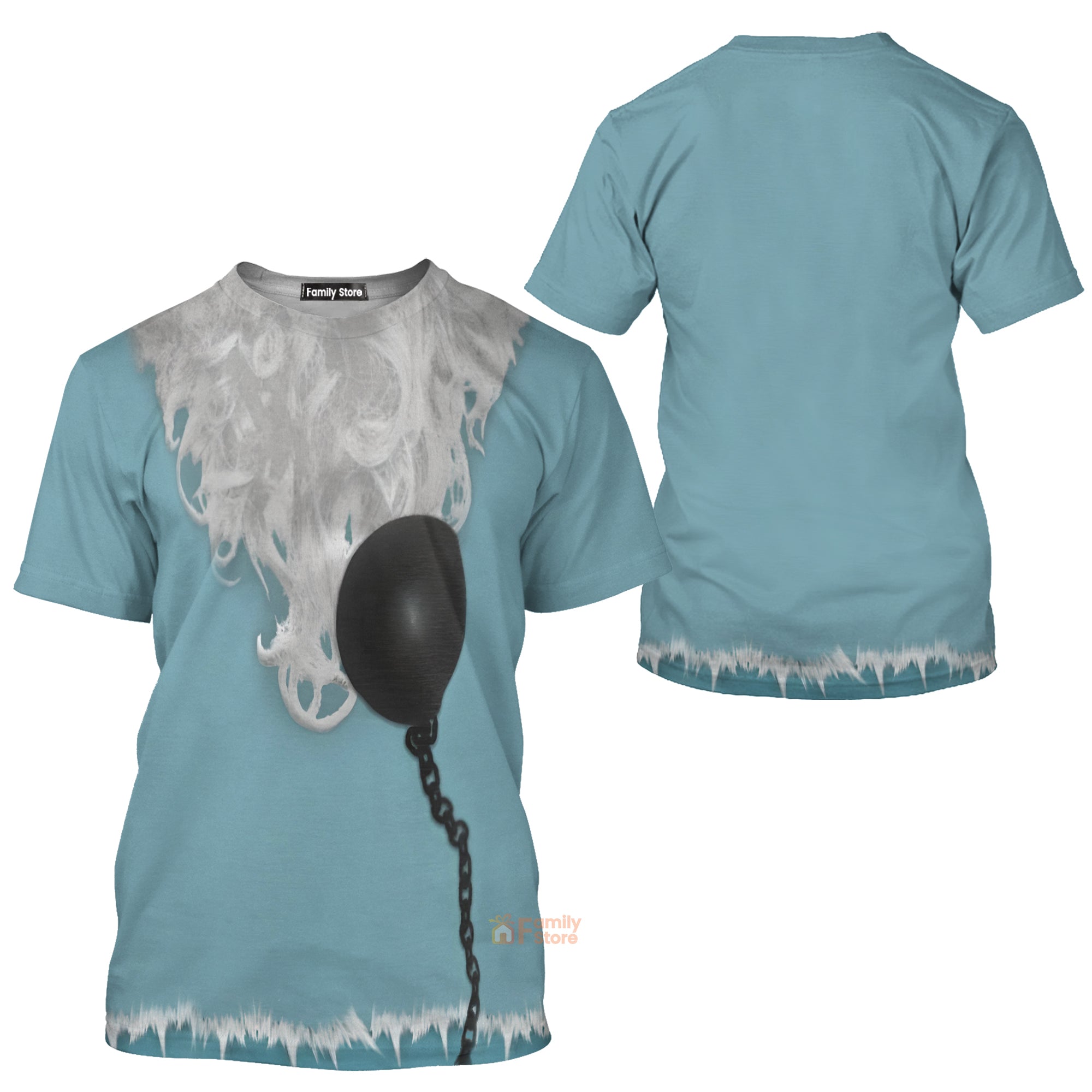 Gus Hitchhiking Ghosts Haunted Mansion Costume T-Shirt For Men