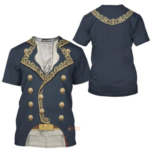 Marquis de Lafayette T-Shirts For Men