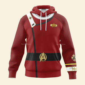 FamilyStore Star Trek The Star Trek Admiral Pike Costume Fleece Hoodie Sweatshirt Sweatpants HSSK057