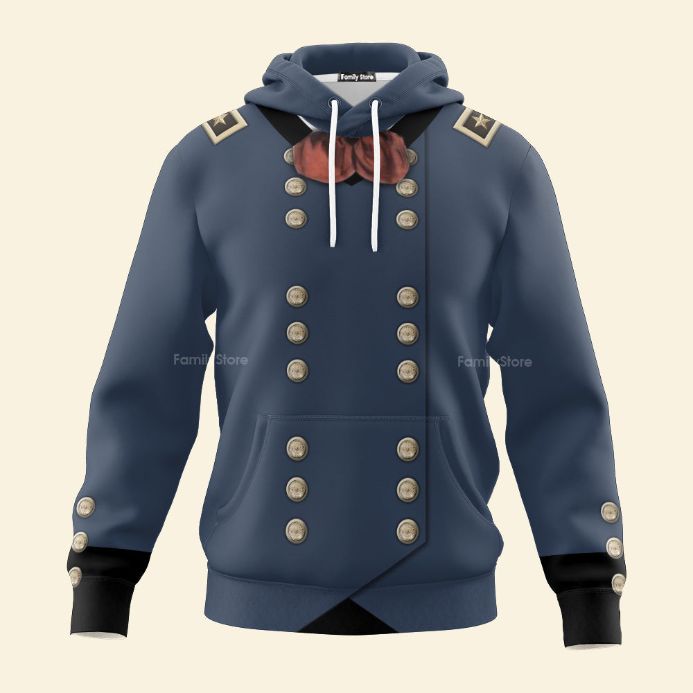 George Armstrong Custer Costume Cosplay Hoodie For Men And Women