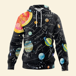 The Solar System Hoodie For Men And Women