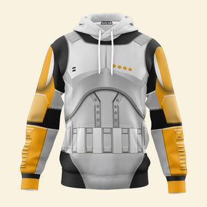 Star Wars Clone Trooper Commander Costume Hoodie Sweatshirt Sweatpants Tshirt Hawaiian shirt SWHS67