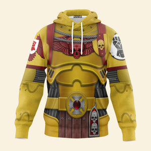 Warhammer Imperial Fists Captain - Costume Cosplay Hoodie Sweatshirt Sweatpants WHHS164