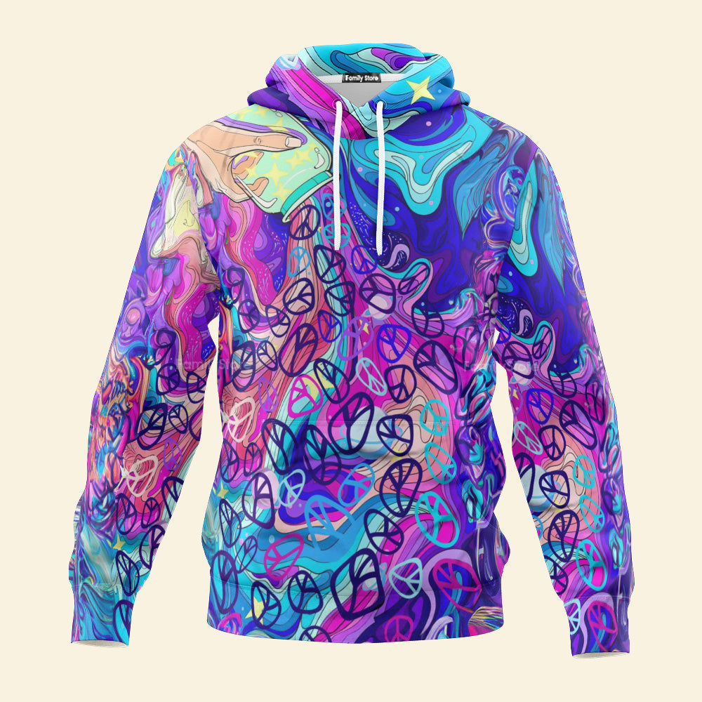 Hippie The Magic Potion Filled With Peace Colorful - Hoodie For Men, Women