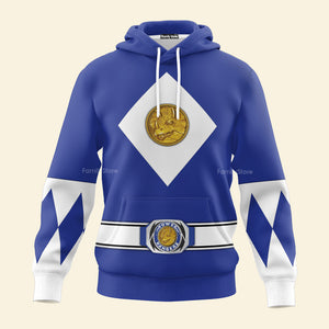 Blue Ranger Mighty Morphin The Movie (1995) C1 - Hoodie Set, Sweatshirt, Sweatpants