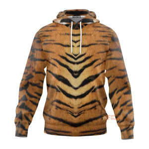 Tiger Costume Cosplay Halloween Hoodie