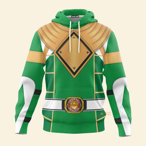 Green Ranger Dragon Shield Mighty Morphin Cosplay - Hoodie Set, Sweatshirt, Sweatpants PRHS96