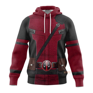 Deadpool Cosplay Hoodie For Men