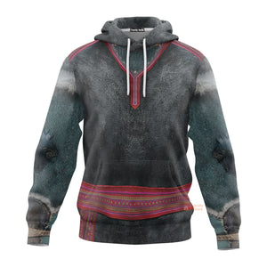 Kristoff Frozen Costume Cosplay Hoodie