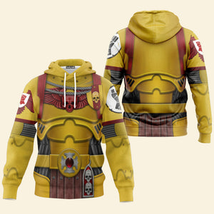 Warhammer Imperial Fists Captain - Costume Cosplay Hoodie Sweatshirt Sweatpants WHHS164