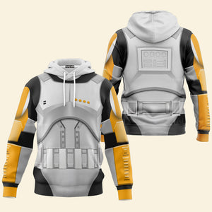 Star Wars Clone Trooper Commander Costume Hoodie Sweatshirt Sweatpants Tshirt Hawaiian shirt SWHS67