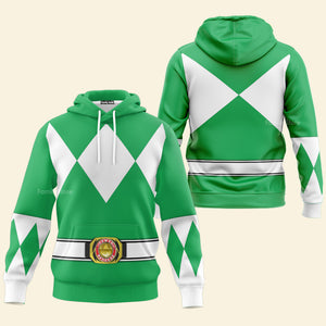 FamilyStore Green Ranger Mighty Morphin The Movie (1995) C1 - Hoodie Set, Sweatshirt, Sweatpants PRHS84