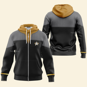 Star Trek Standard Uniform 2370s Operations Division Hoodie Sweatshirt Sweatpants