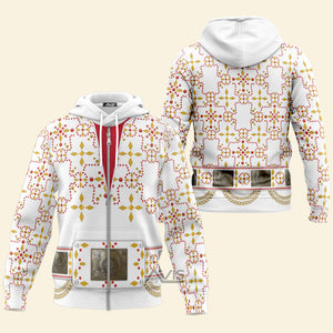 Elvis White Conquistador - Costume Cosplay Hoodie Sweatshirt Sweatpants ELHS35