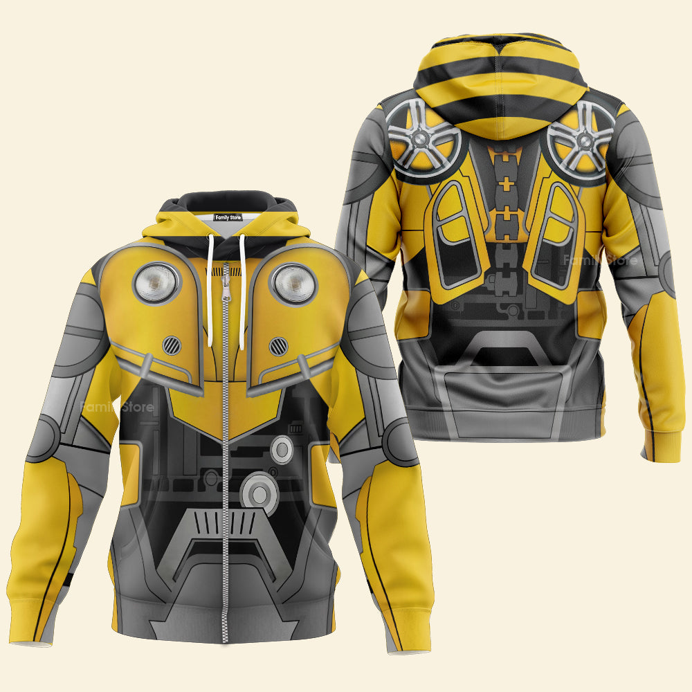 Transformers  Bumblebee - For Men And Women - Costume Cosplay Hoodie Sweatshirt Sweatpants