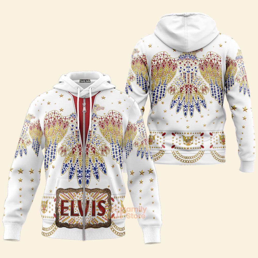 Elvis Aloha Costume from Hawaii New - Costume Cosplay Hoodie Sweatshirt Sweatpants ELHS04