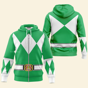 FamilyStore Green Ranger Mighty Morphin The Movie (1995) C1 - Hoodie Set, Sweatshirt, Sweatpants PRHS84