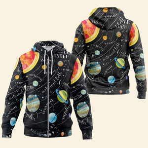 The Solar System Hoodie For Men And Women