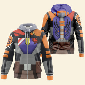 Star Wars Sabine Wren Costume Hoodie Sweatshirt Sweatpants Tshirt Hawaiian shirt SWHS51