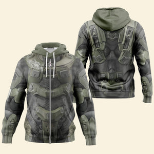 Green Halo Hoodie For Men