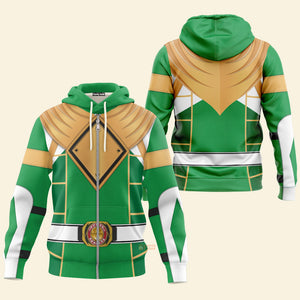 Green Ranger Dragon Shield Mighty Morphin Cosplay - Hoodie Set, Sweatshirt, Sweatpants PRHS96