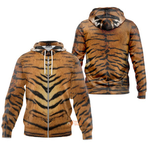 Tiger Costume Cosplay Halloween Hoodie