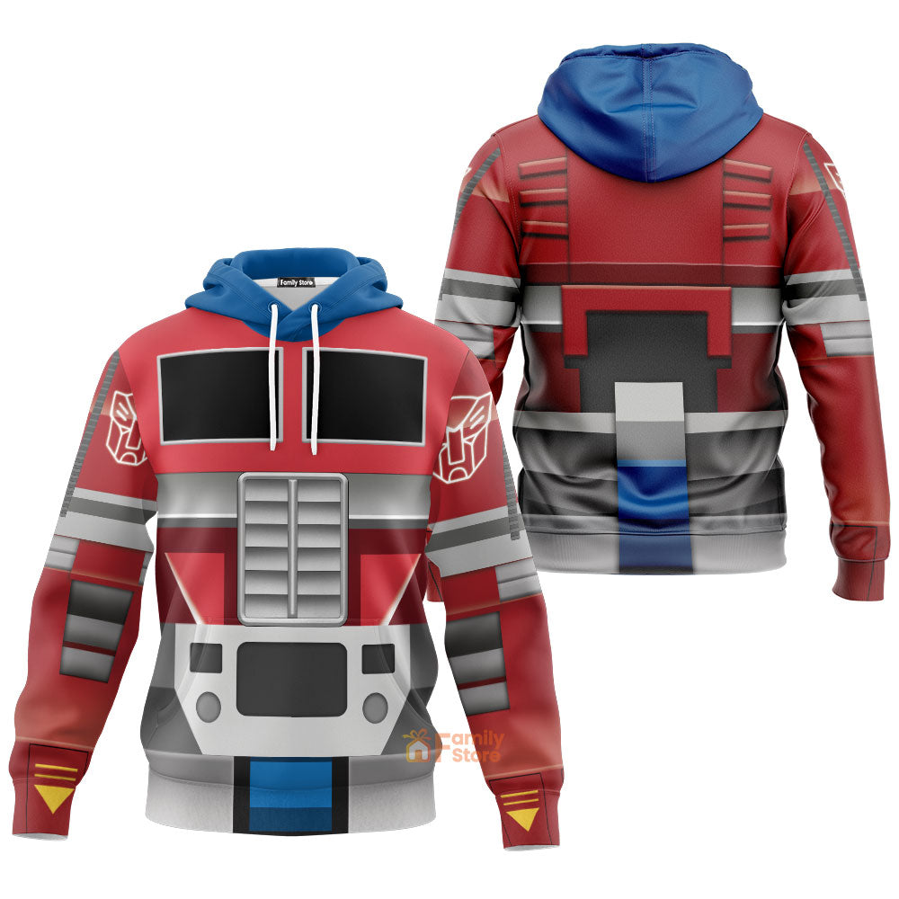 Transformers Robot Op timus Prime - Costume Cosplay Hoodie Sweatshirt Sweatpants