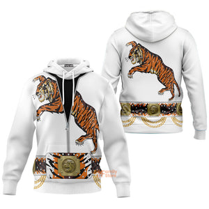 Elvis Presley Tiger Costume - Costume Cosplay  Hoodie Sweatshirt Sweatpants ELHS03