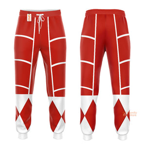 Red Mighty Morphin Power Ranger Cosplay C2 - Hoodie Set, Sweatshirt, Sweatpants | PRHS91