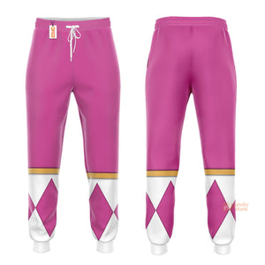 Pink Ranger Dragon Shield  Mighty Morphin Power Ranger - Hoodie Set, Sweatshirt, Sweatpants PRHS26