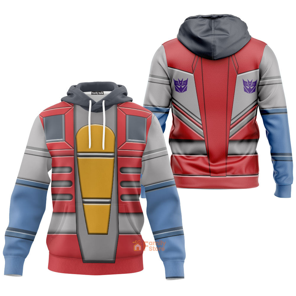 Transformers Starscream - Costume Cosplay Hoodie Sweatshirt Sweatpants