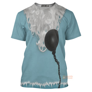 Gus Hitchhiking Ghosts Haunted Mansion Costume T-Shirt For Men