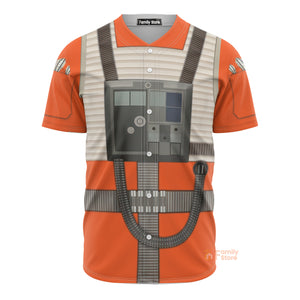 SW Rebel Pilot Cosplay - Baseball Jersey - Family Store