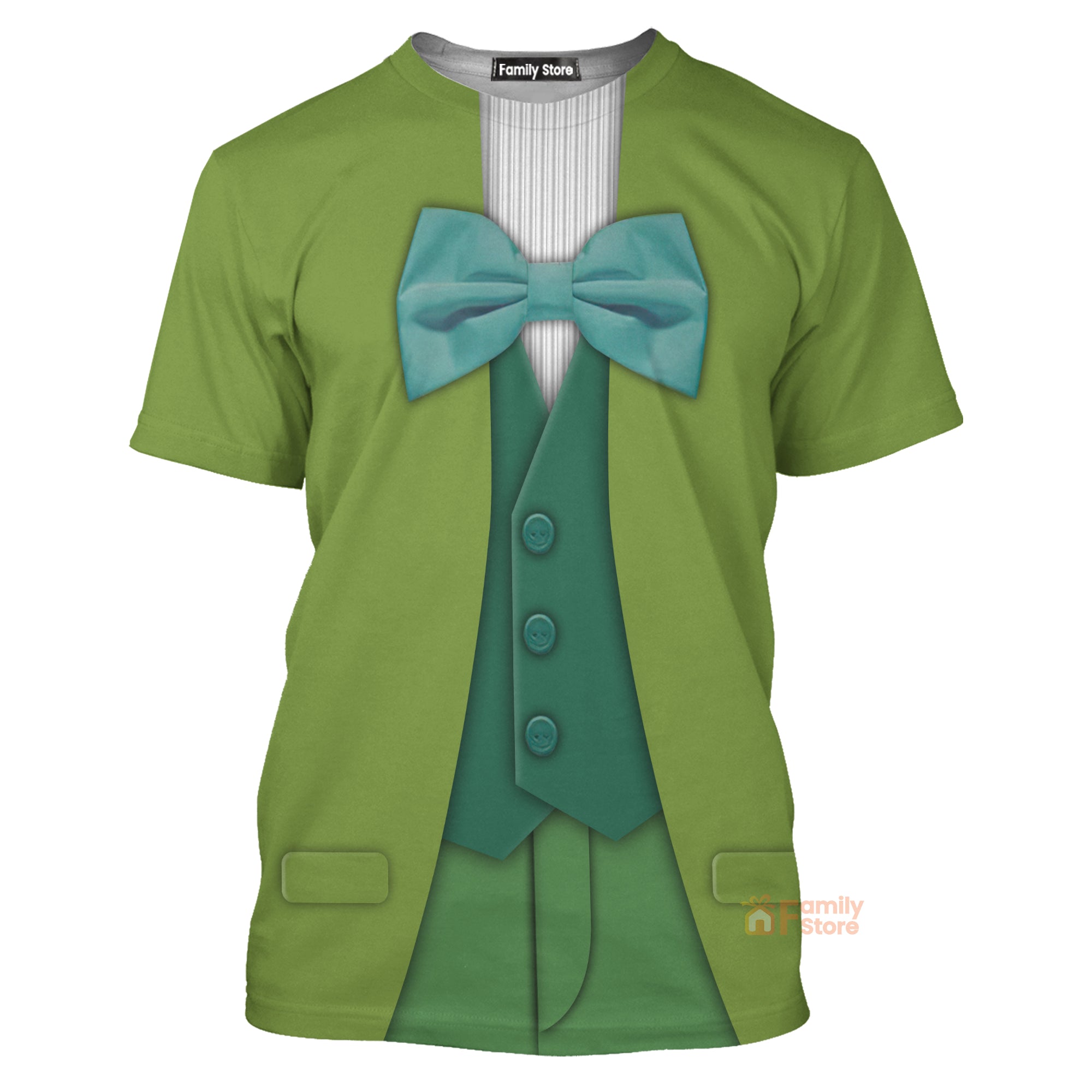 Mad Hatter Green Alice in Wonderland Costume T-Shirt