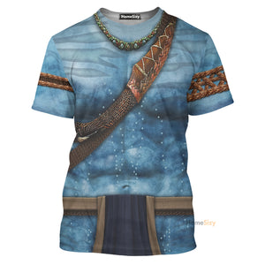 Jake Sully Avatar 2 The Way of Water Costume T-Shirt