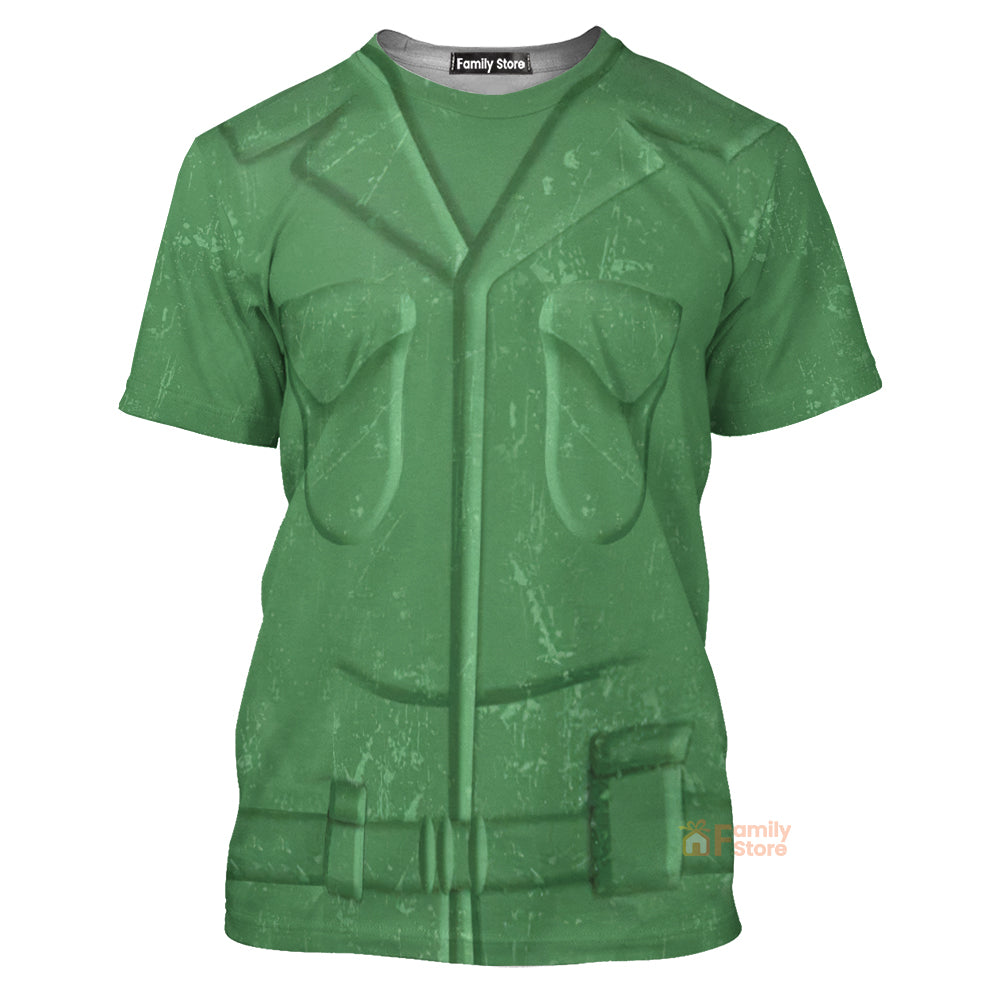 FamilyStore Green Army Toy Story Costume - 3D Tshirt